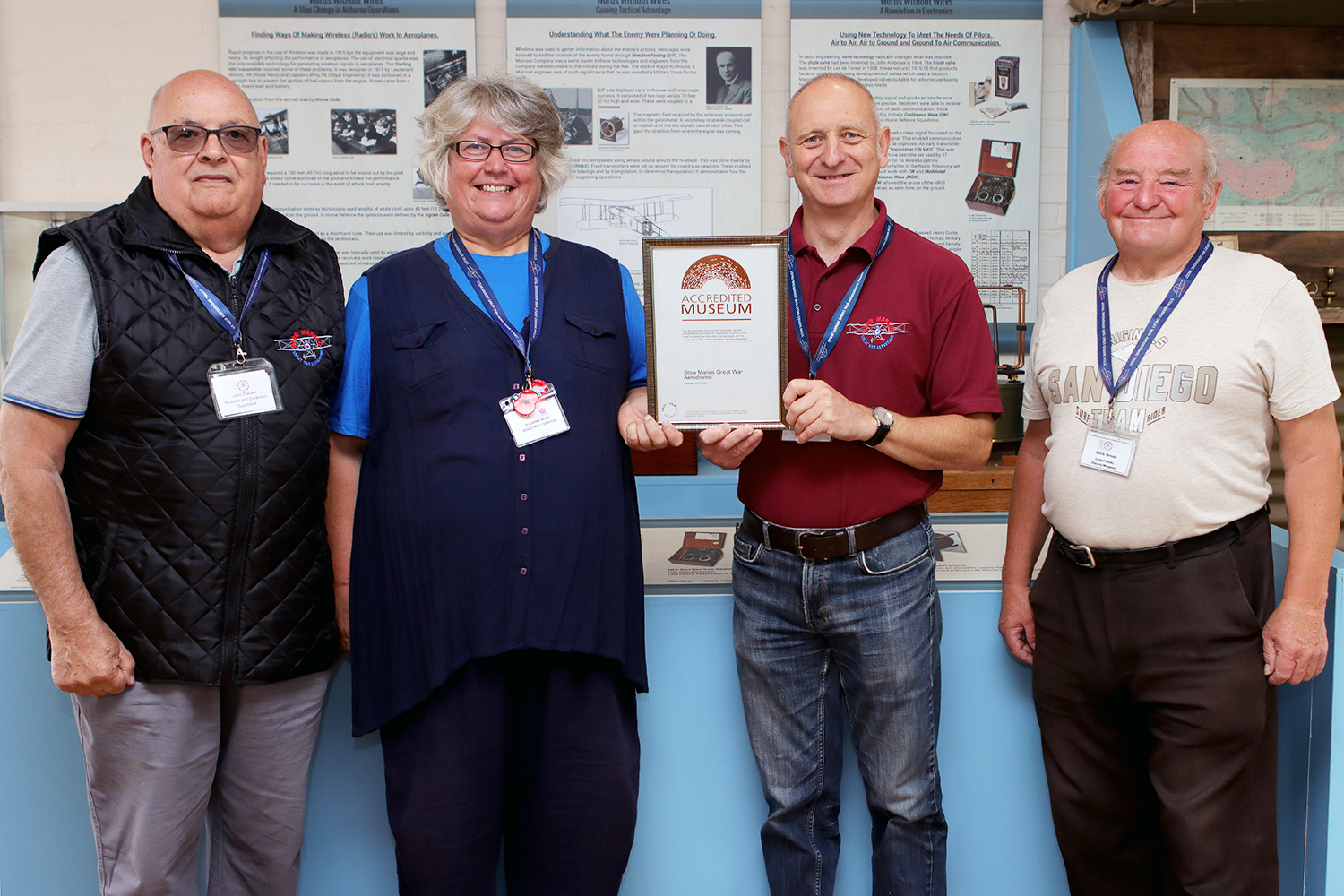 Great  War  Aerodrome  has  been  awarded  National  Museum  Accreditation