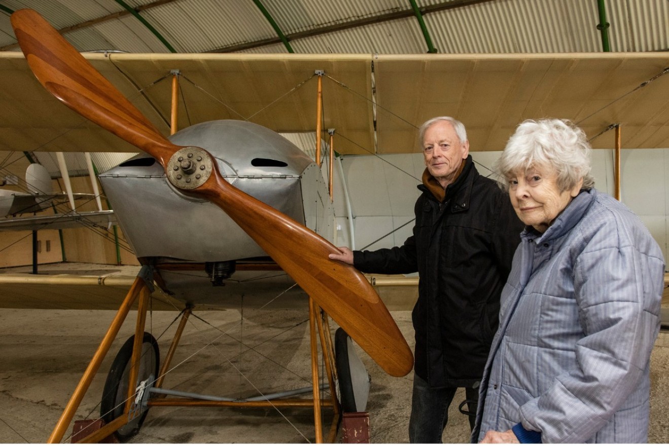 SMGWA Welcomes Family Members of Its Heroic 1916/17 Flight Commander