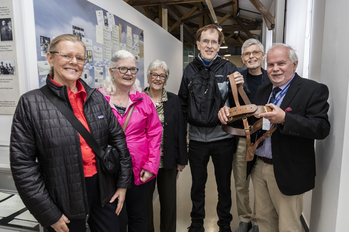 Family Cross the Atlantic to Visit Museum Where Their Grandfather’s World War One Service Is Now Commemorated