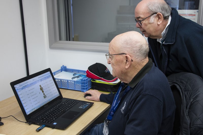 Tony and Trever looking at MODES