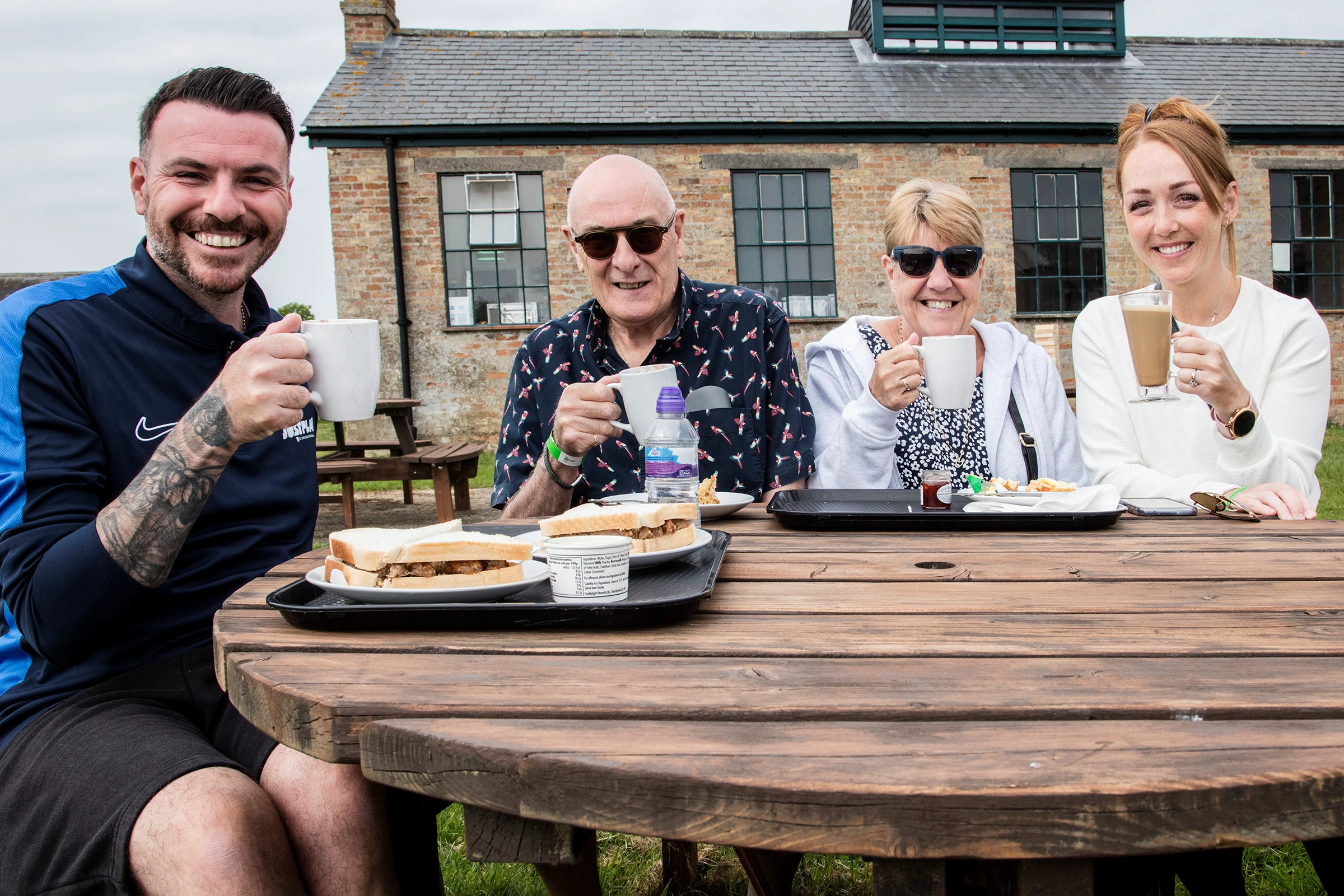 Breakfast at Stow Maries
